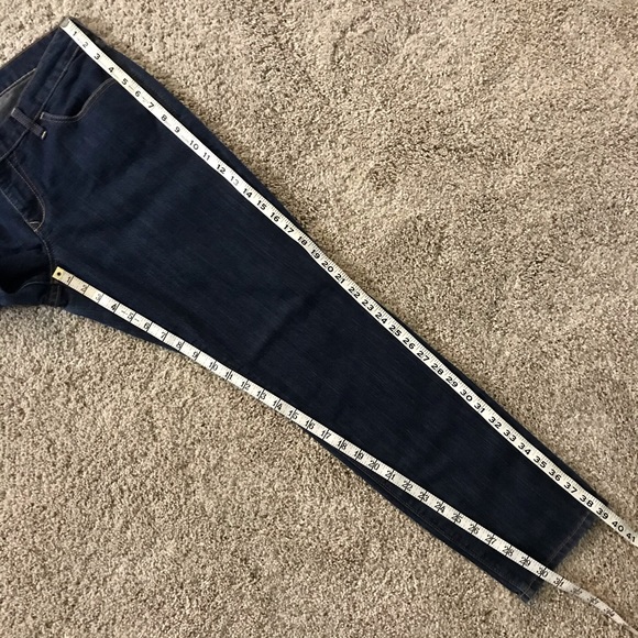 EUC Old Navy Diva Dark Wash Blue Jeans, Size 14 - Picture 5 of 7